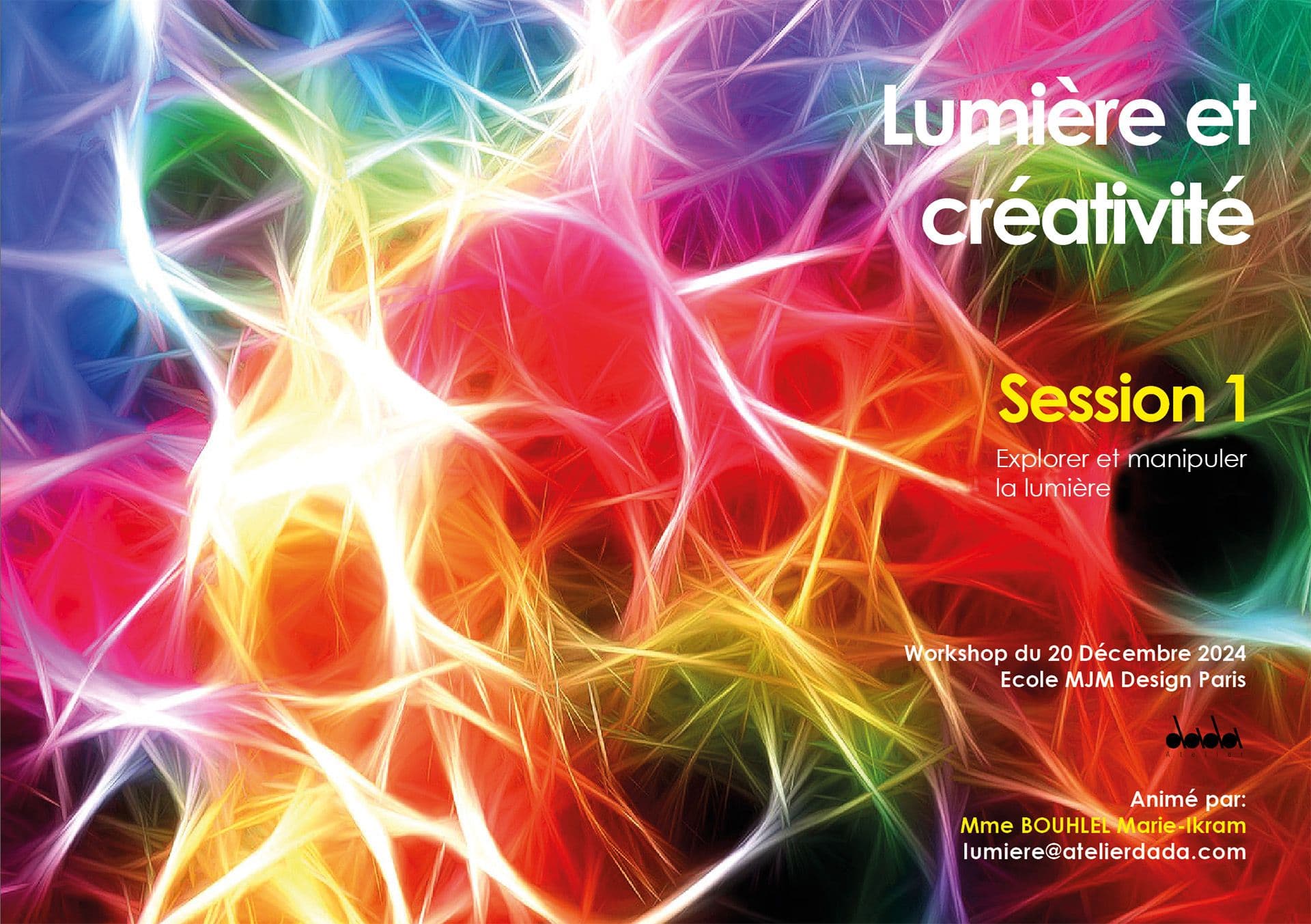 Exploring Light as a Language — Workshop at MJM Paris